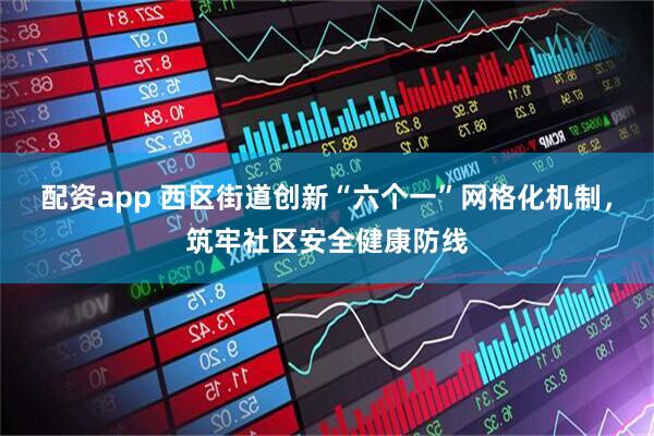 配资app 西区街道创新“六个一”网格化机制，筑牢社区安全健康防线